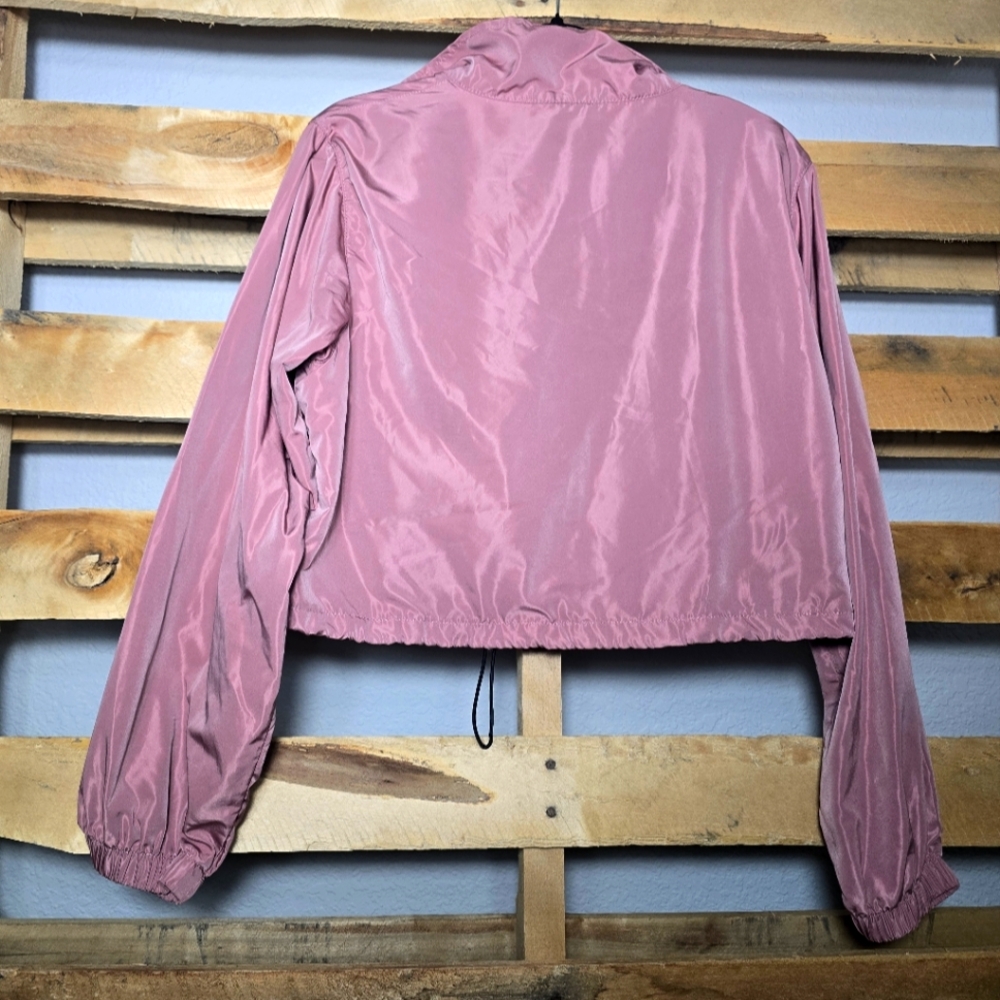 Love tree windbreaker Size:L Color:Pink - Picture 3 of 6